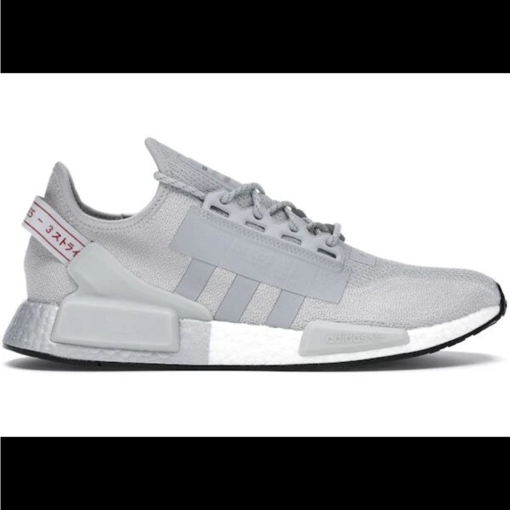 adidas NMD V2 Grey Two Silver Metallic Sz 8